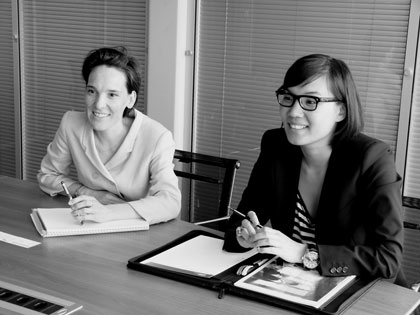KPMG, Madame Natalie Evenas, Lead HR Manager Suisse Romande, et Madame Aurore Vallet, Spécialiste Recrutement et Marketing RH