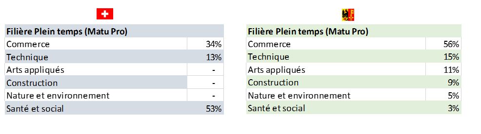 formation Matu Pro suisse et genevoise